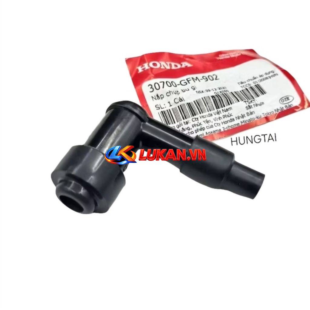 Đầu nắp chụp bugi DREAM, WAVE, FUTURE... zin Honda 30700-GFM-902