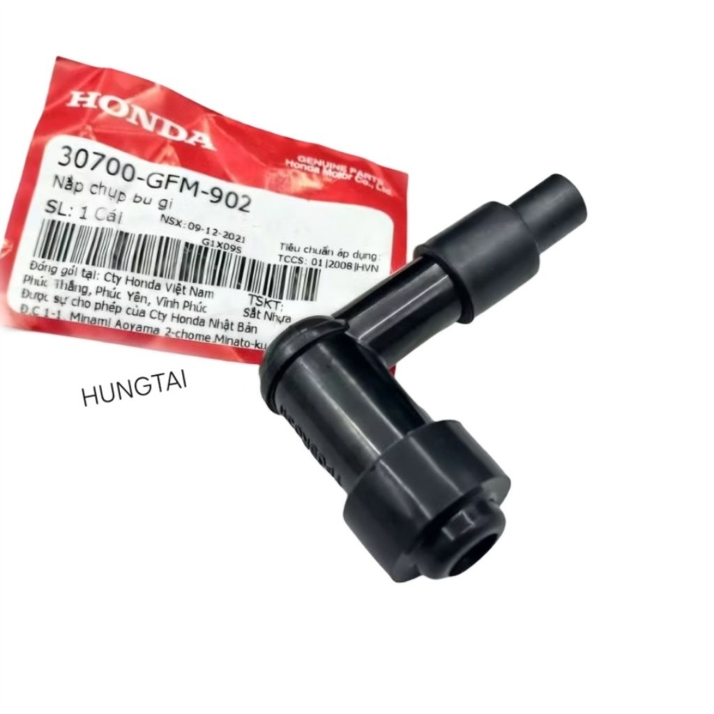 Đầu nắp chụp bugi DREAM, WAVE, FUTURE... zin Honda 30700-GFM-902 - Ảnh 2