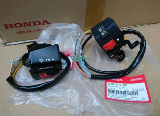 Cặp cùm nút công tắc xe Super DREAM Việt zin Honda 35200-KVV-901, 35150-KVV-901 - Ảnh 4