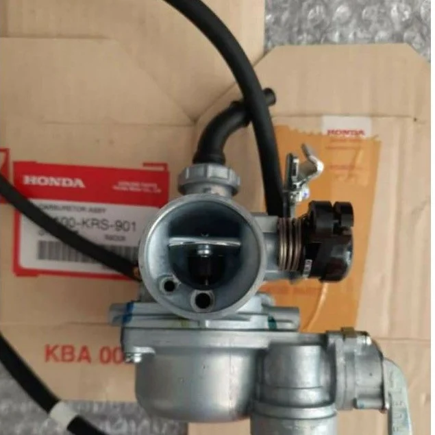 Bình xăng con, chế hòa khí xe WAVE Thái 100, ALPHA, ZX... zin chính hãng Thái - Ảnh 2