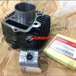 Bộ lòng sắt, hơi xilanh xe DREAM Thái luôn pitong bạc zin Honda 13101-GN5-505