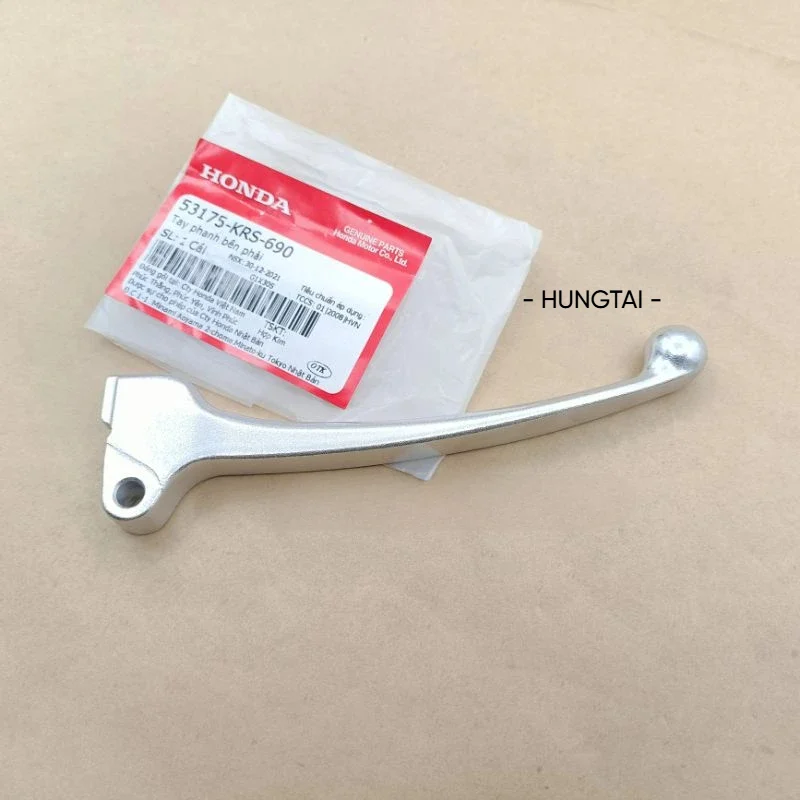 Tay thắng , phanh đùm trước WAVE A, ALPHA 100 2006-2016... zin 53175-KRS-690