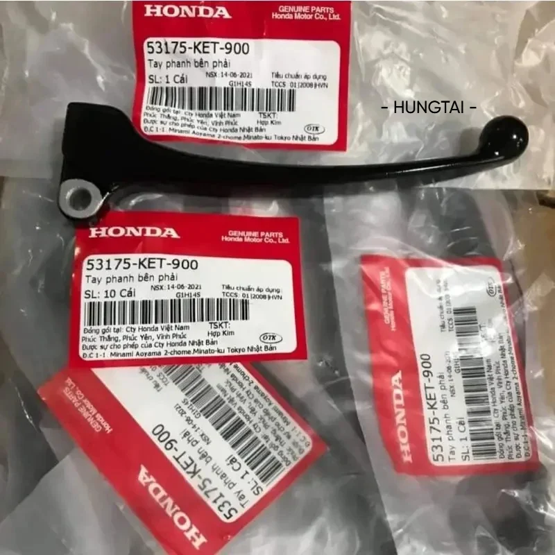 Tay thắng phanh đùm trước xe WAVE ALPHA đời đầu zin Honda 53175-KET-900 - Ảnh 2