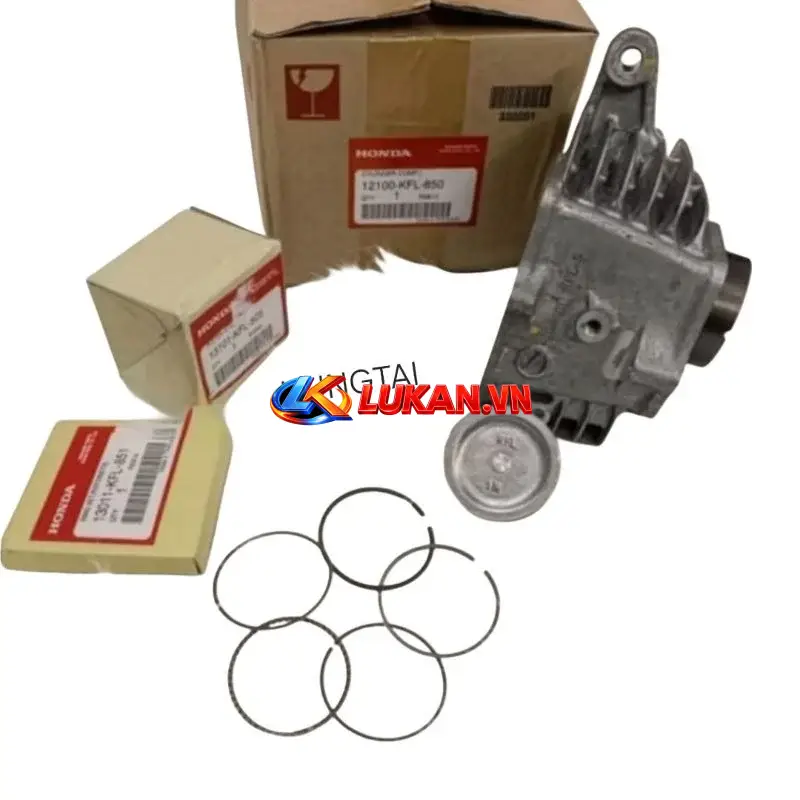 Bộ lòng hơi xilanh xe WAVE Thái 110, FUTURE 1... zin Honda