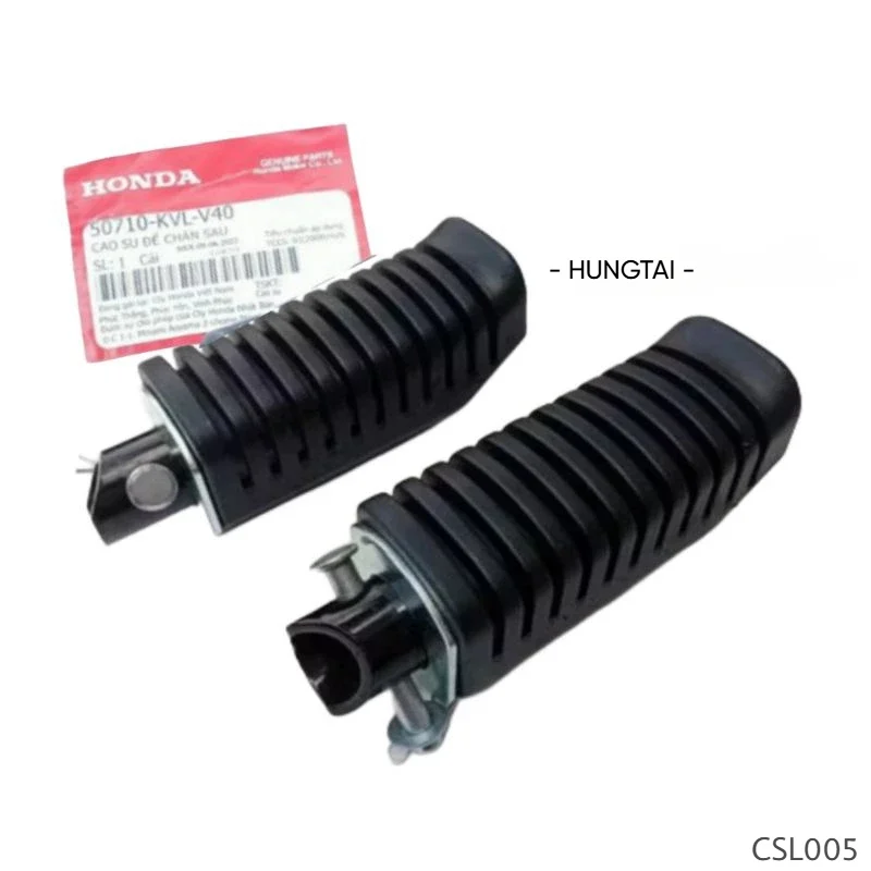 Cặp cao su gác để chân sau WAVE A, RS, S100, FUTURE 2, NEO... zin Honda 50710-KVL-V40