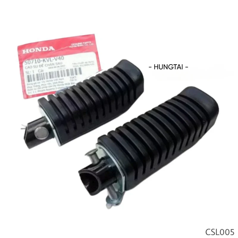 Cặp cao su gác để chân sau WAVE A, RS, S100, FUTURE 2, NEO... zin Honda 50710-KVL-V40 - Ảnh 5
