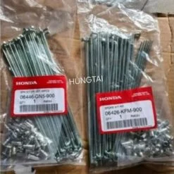 Bộ đũa căm, nan hoa vành, niềng DREAM, WAVE Thái... zin Honda