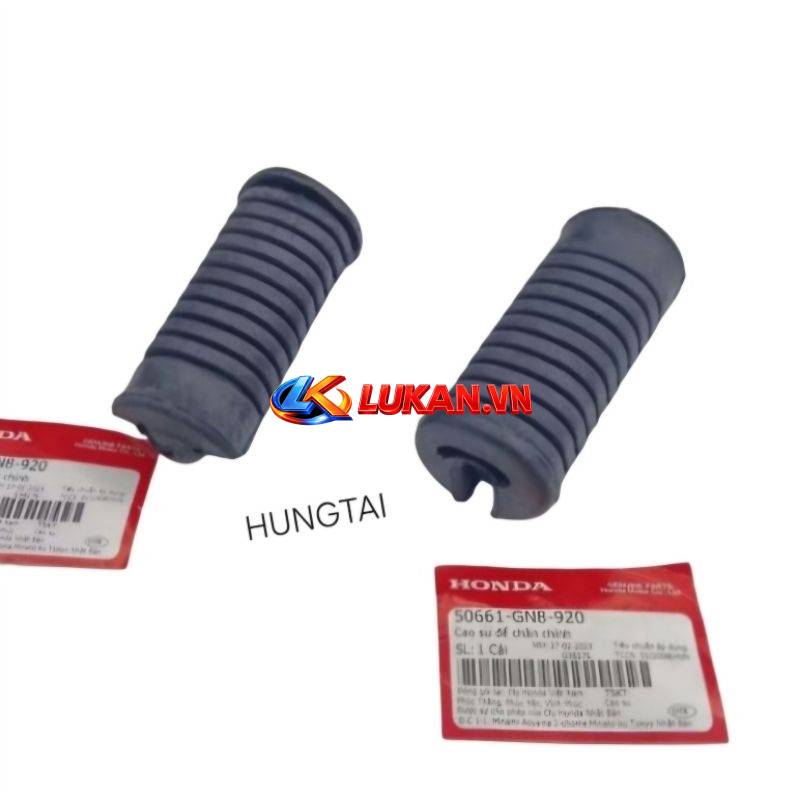 Cặp cao su gác chân giữa DREAM, WAVE, FUTURE NEO.... zin Honda 50661-GN8-920