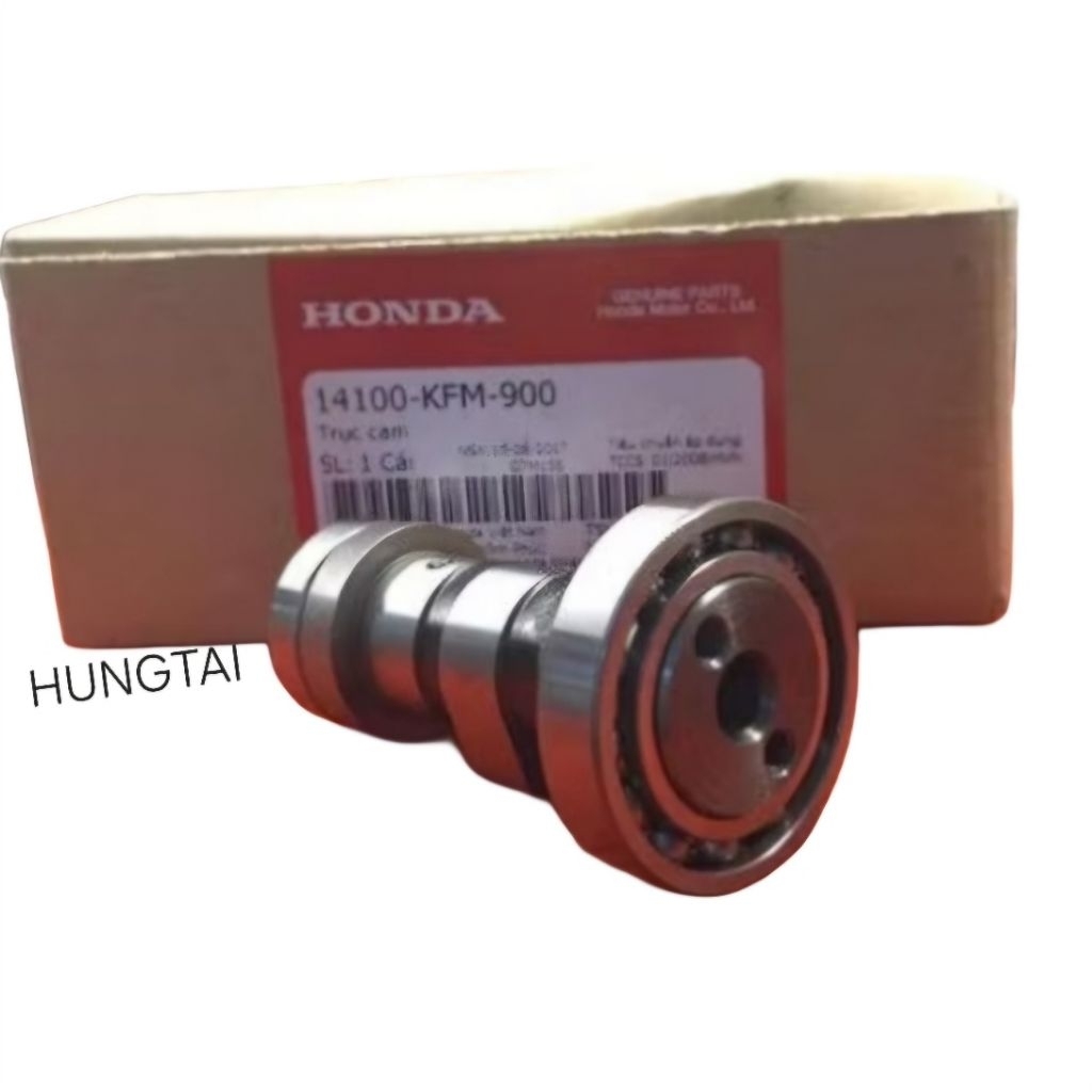 Trục cốt cam, động cơ xe DREAM, WAVE, FUTURE 1... zin Honda 14100-KFM-900 - Ảnh 2