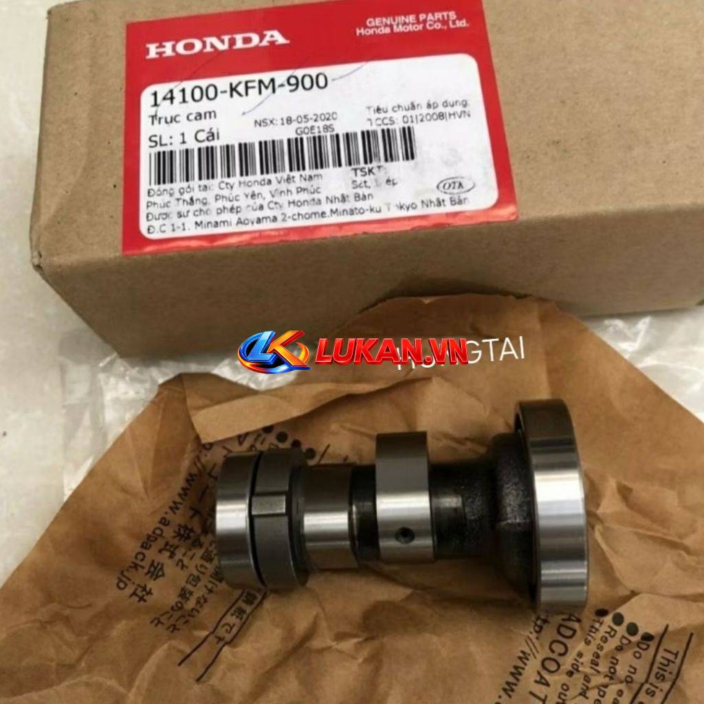 Trục cốt cam, động cơ xe DREAM, WAVE, FUTURE 1... zin Honda 14100-KFM-900