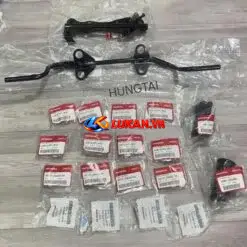 Full bộ càng gác chân máy giữa 2 tầng WAVE Thái, FUTURE 1.... zin Honda
