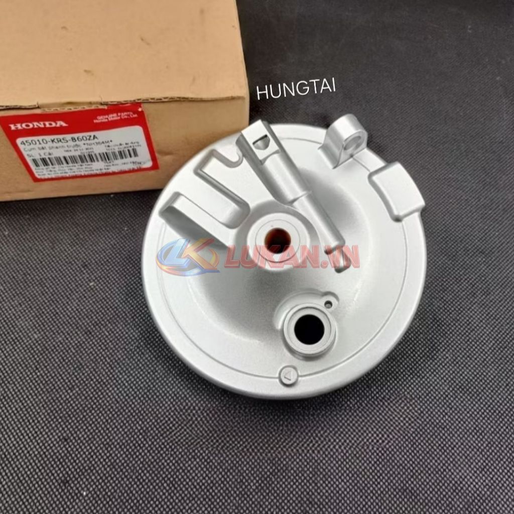 Bộ pass má phanh đùm moay ơ trước Super DREAM, WAVE ALPHA... zin 45010-KRS-860ZA - Ảnh 3