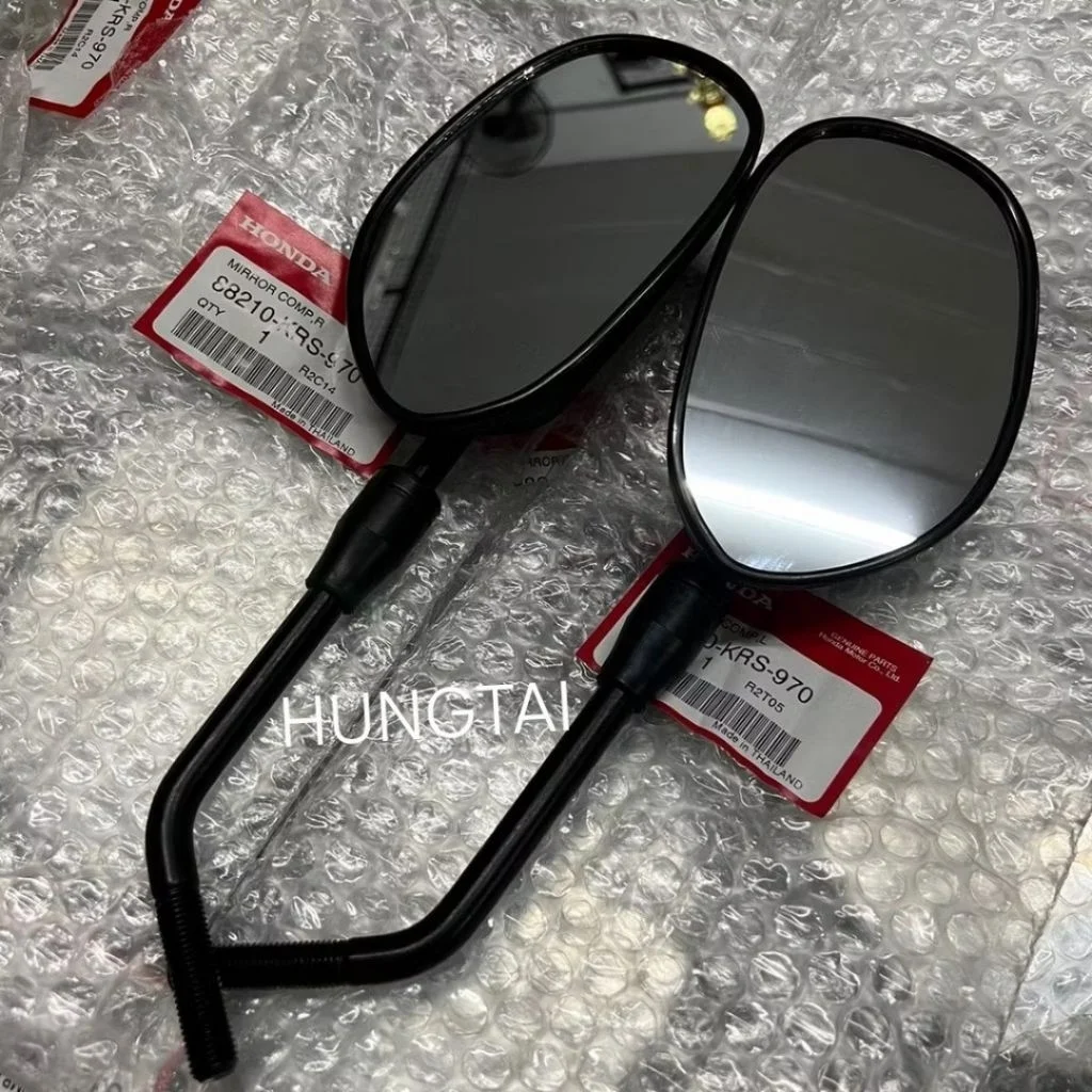 Cặp kính, gương chiếu hậu xe WAVE Thái Đen zin luôn cao su ốc 88120-KRS-970, 88230-KRS-970 - Ảnh 2