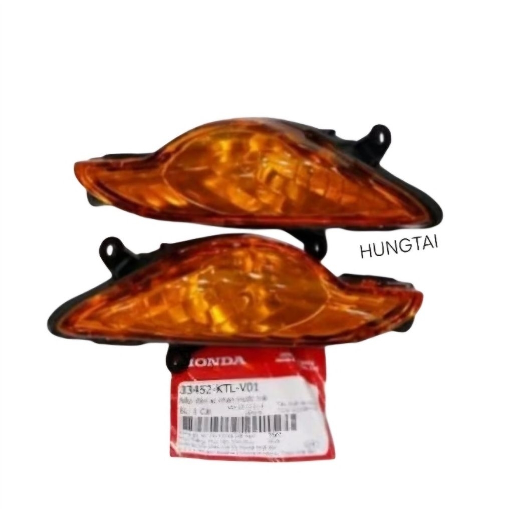Cặp đèn xi nhan vàng trước xe WAVE A, RS, S100.... zin chính hãng 33452-KTL-V01 - Ảnh 2
