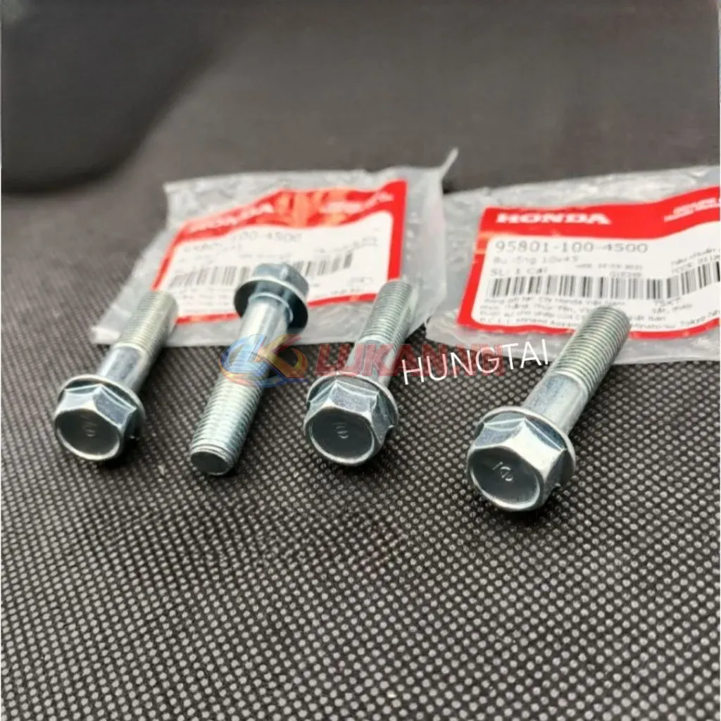 Ốc bắt phuộc trước, chảng ba DREAM, WAVE, FUTURE, WINNER... bu lông 10x45 zin 95801-100-4500 - Ảnh 4