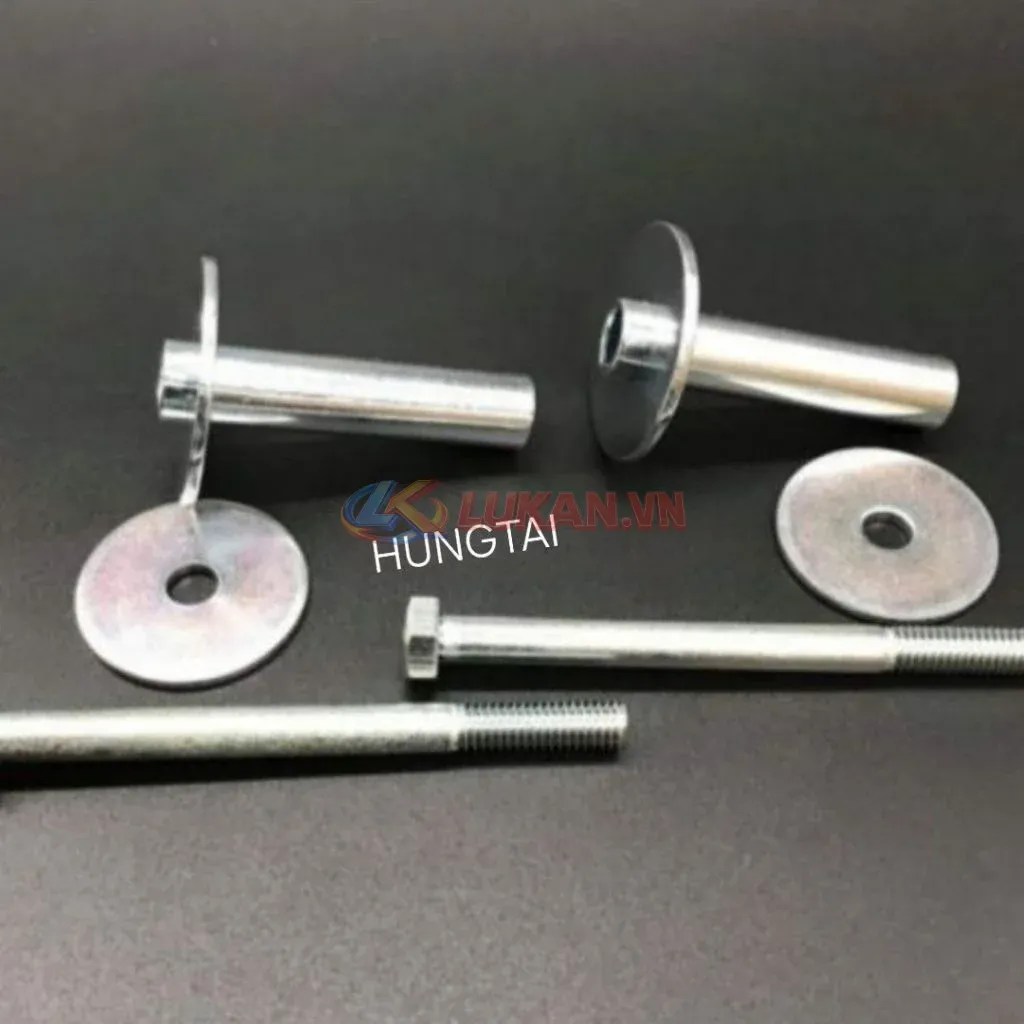 Cặp ốc lắp bững chống yếm xe DREAM zin Honda 64347-001-000, 92201-06075-0A - Ảnh 2