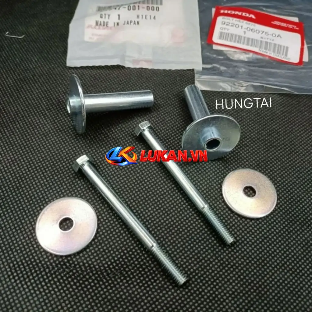 Cặp ốc lắp bững chống yếm xe DREAM zin Honda 64347-001-000, 92201-06075-0A