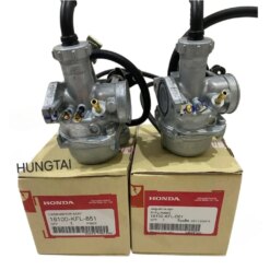 Bình xăng con, chế hòa khí WAVE Thái 110, FUTURE 1 đời đầu zin Honda 16100-KFL-861, 16100-KFL-851