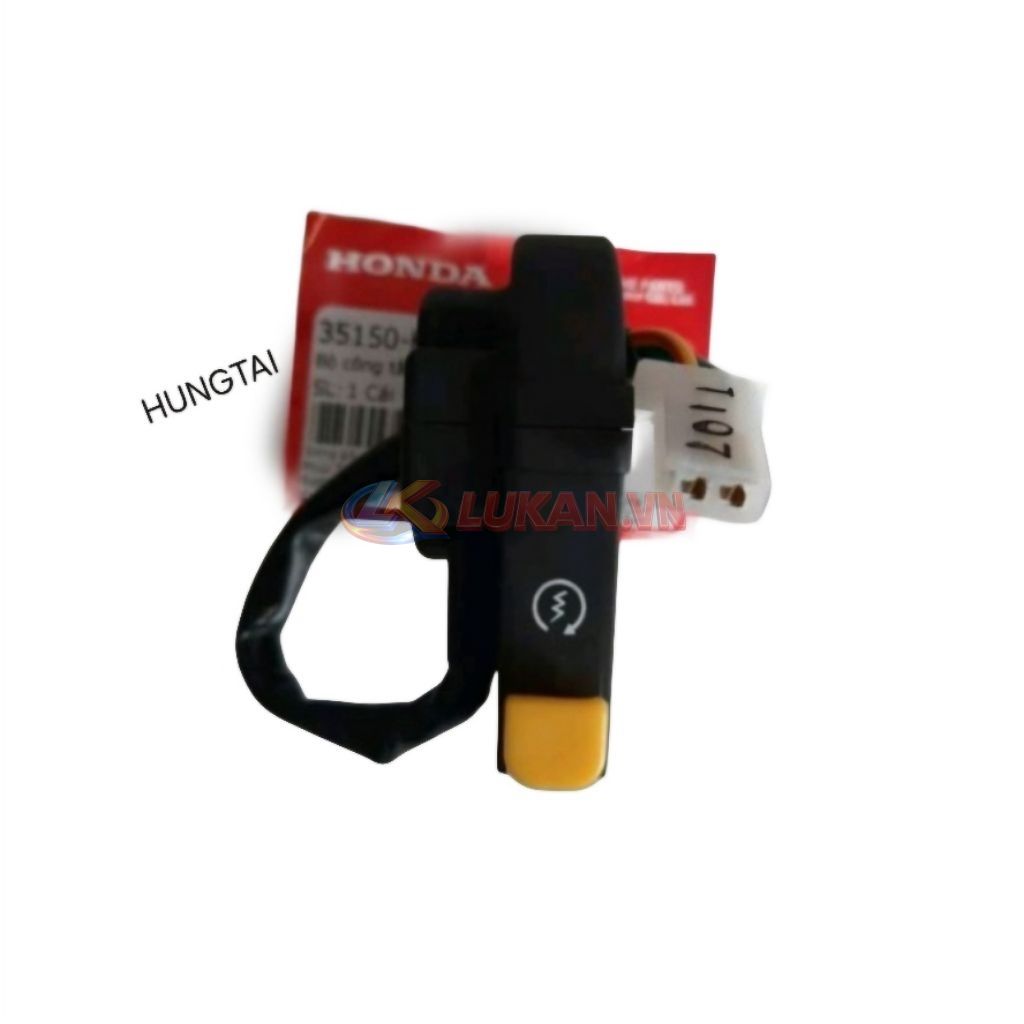 Cùm ống ga, công tắc đề khởi động WAVE Thái, ALPHA, ZX... zin Honda 35150-KRS-860 - Ảnh 2