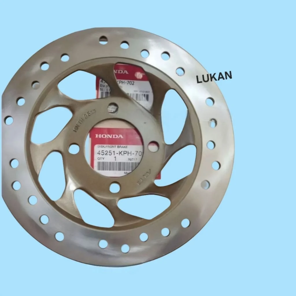 Đĩa thắng, phanh trước WAVE RS, S100, FUTURE NEO, X... vàng zin Honda Thái 45251-KPH-702