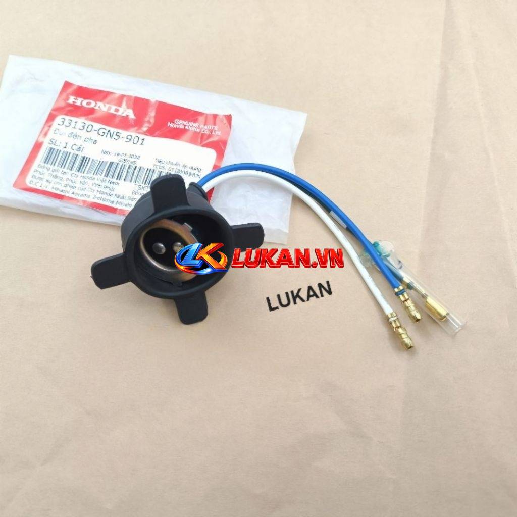 Dây điện đuôi chóa đèn pha xe DREAM zin chính hãng 33130-GN5-901 - Ảnh 2