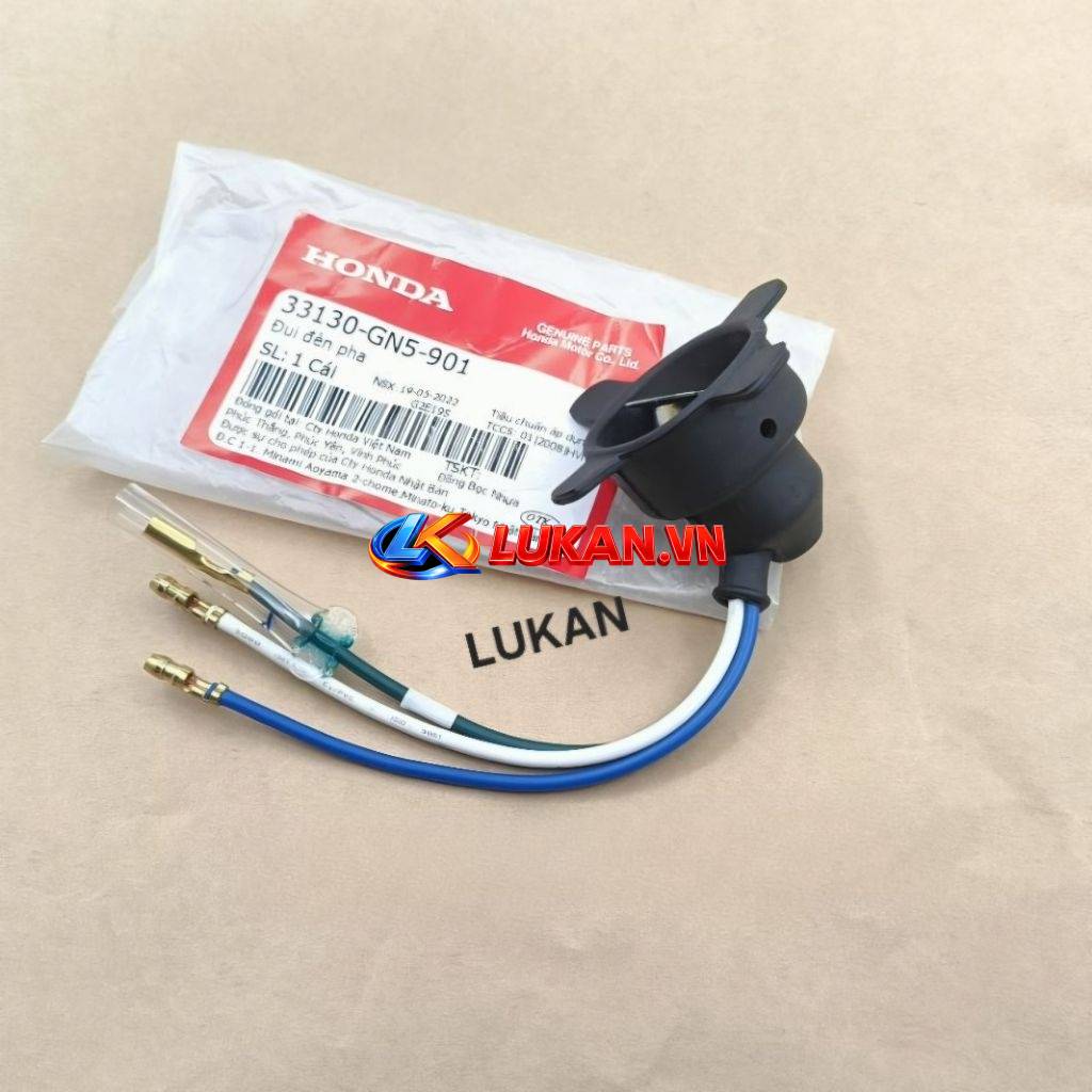 Dây điện đuôi chóa đèn pha xe DREAM zin chính hãng 33130-GN5-901 - Ảnh 4
