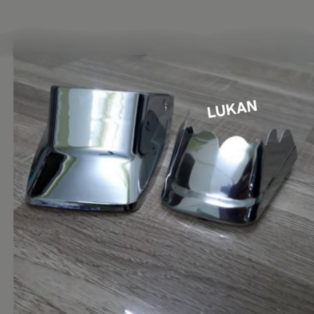 Cặp mũi dè inox trước sau, nhựa chắn bùn xe DREAM - Ảnh 2