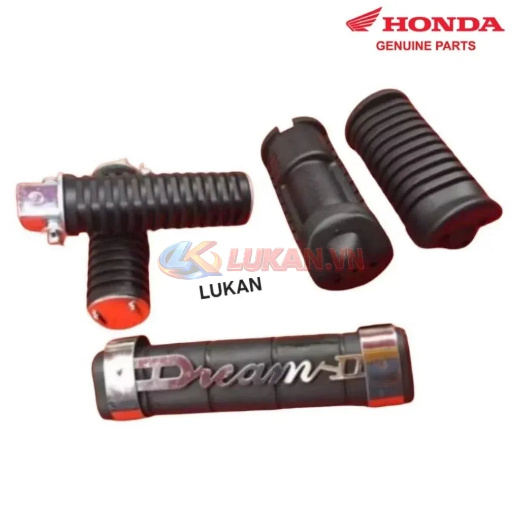Bộ cao su gác chân trước sau xe DREAM Thái zin, cao su cảng - Ảnh 3