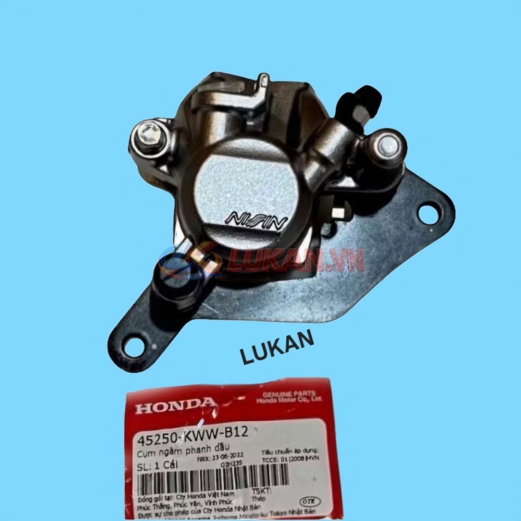 Heo dầu thắng, phanh đĩa trước WAVE S110, RS, RSX, FUTURE 125... zin Honda 45250-KWW-B12 - Ảnh 4