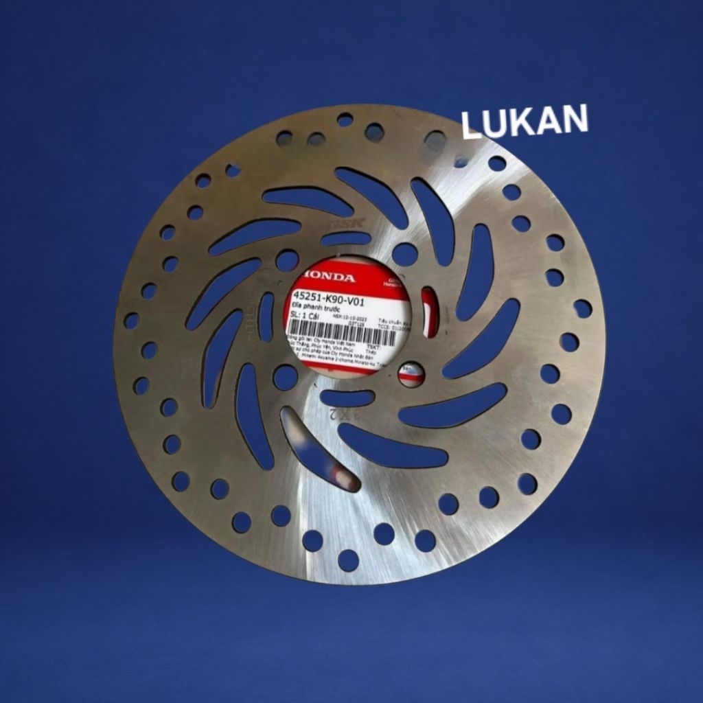 Đĩa thắng, phanh trước WAVE S110, RSX, BLADE, FUTURE 125... zin Honda 45251-KWW-B11, 45251-K90-V01 - Ảnh 3