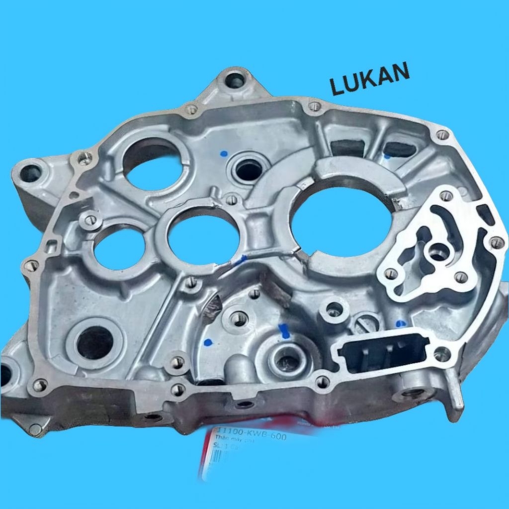 Lốc vách máy phải, bơm nhớt WAVE S110, RSX, BLADE, A110... zin 11100-KWW-740 - Ảnh 2