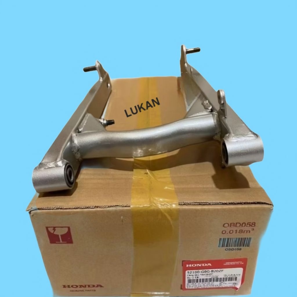 Càng gắp, gấp nhôm bánh sau xe Super DREAM Việt zin Honda 52100-GBG-B20ZF - Ảnh 5