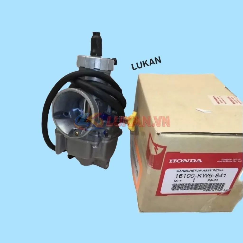 Bình xăng con, chế hòa khí bông mai xe DREAM, WAVE... zin Honda Thái 16100-KW6-841 - Ảnh 2