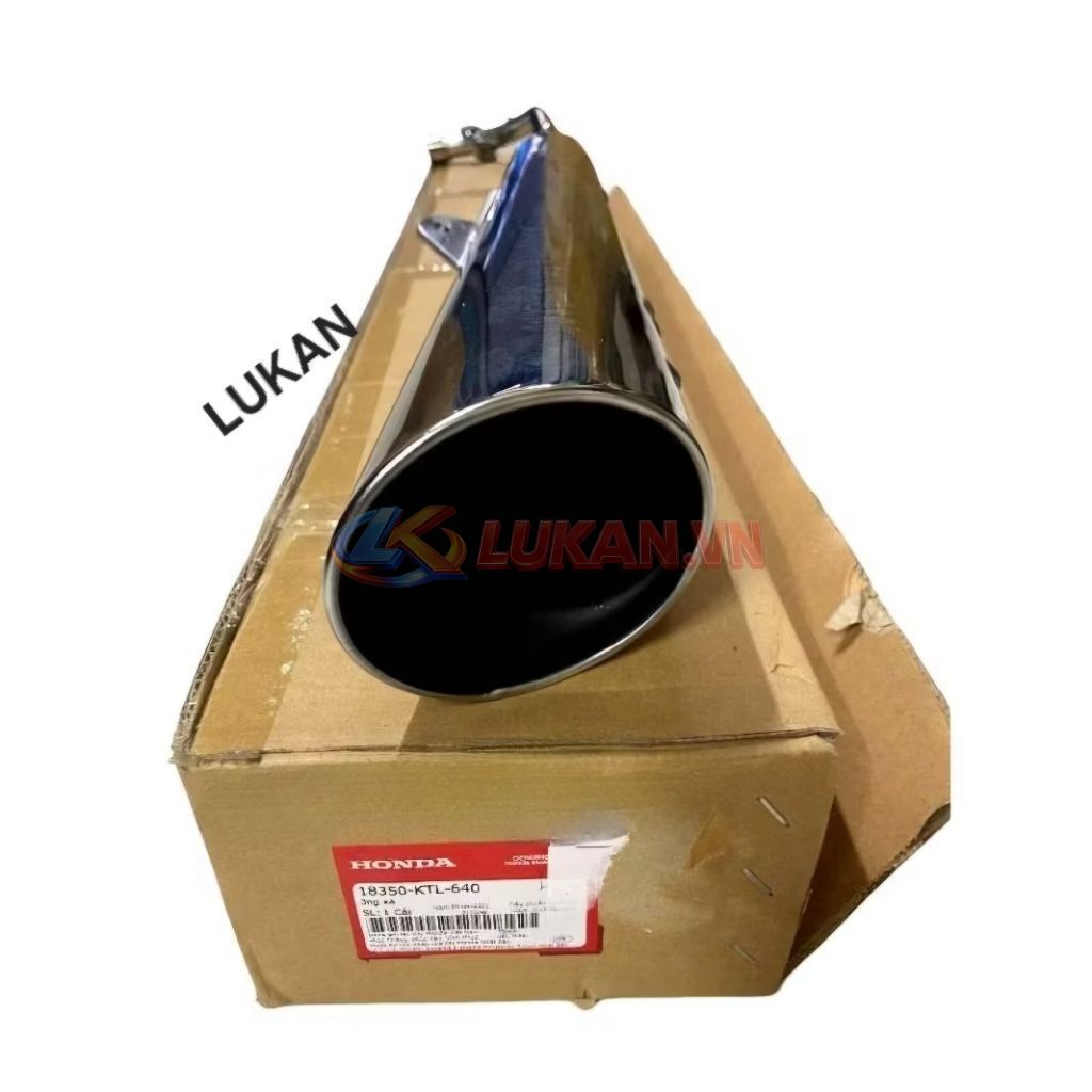 Cây Pô ống xã xe WAVE A, ALPHA, RS, S100.... zin Honda chính hãng 18350-KTL-640 - Ảnh 5