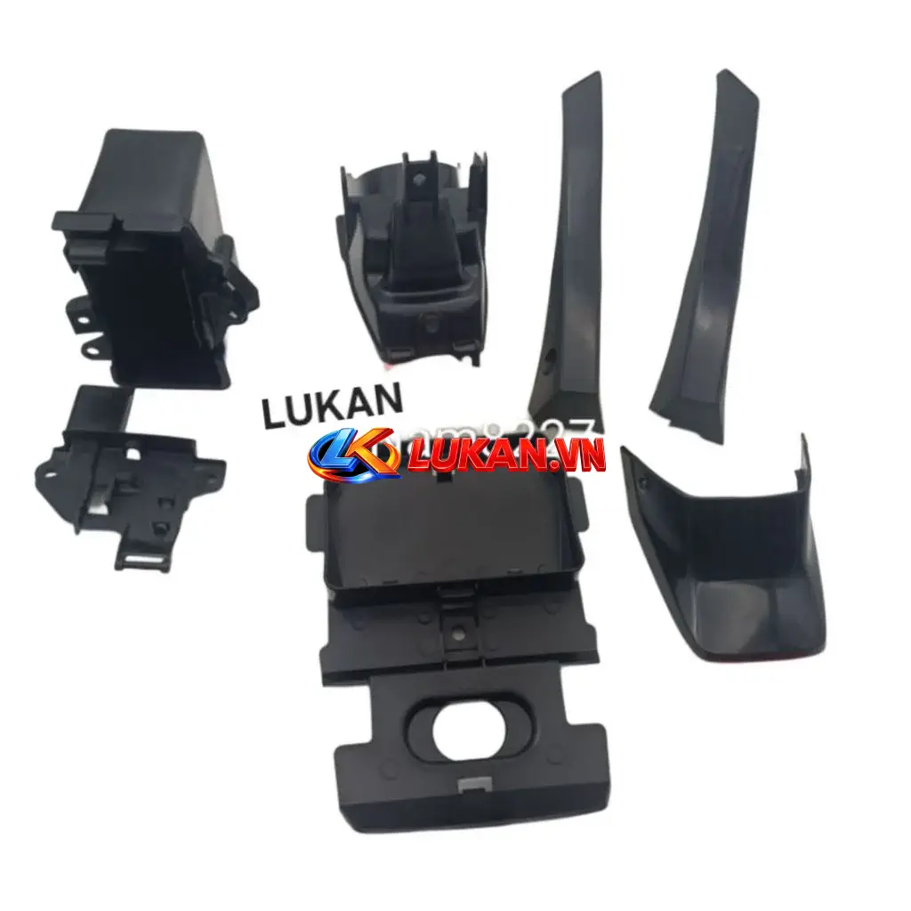 Bộ 7 nhựa nhám đen, áo xe DREAM zin chính hãng Honda - Ảnh 2
