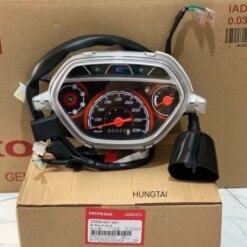 Cụm đồng hồ, công tơ mét WAVE BLADE, ALPHA, ZX... nền đỏ zin Honda 37200-K57-A01