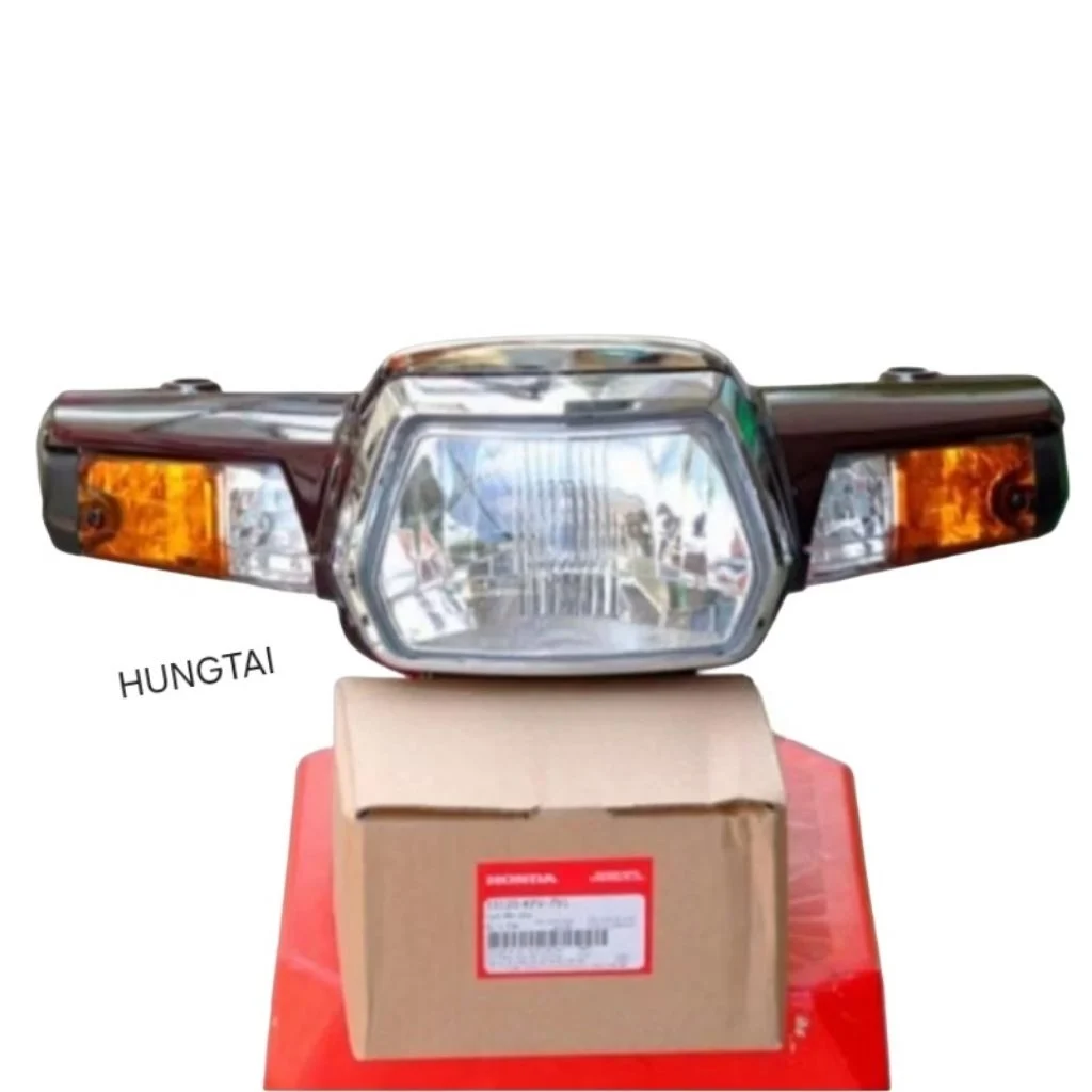 Bộ nhựa vỏ đầu đèn, xi nhan xe Super DREAM lồi zin Honda - Ảnh 4