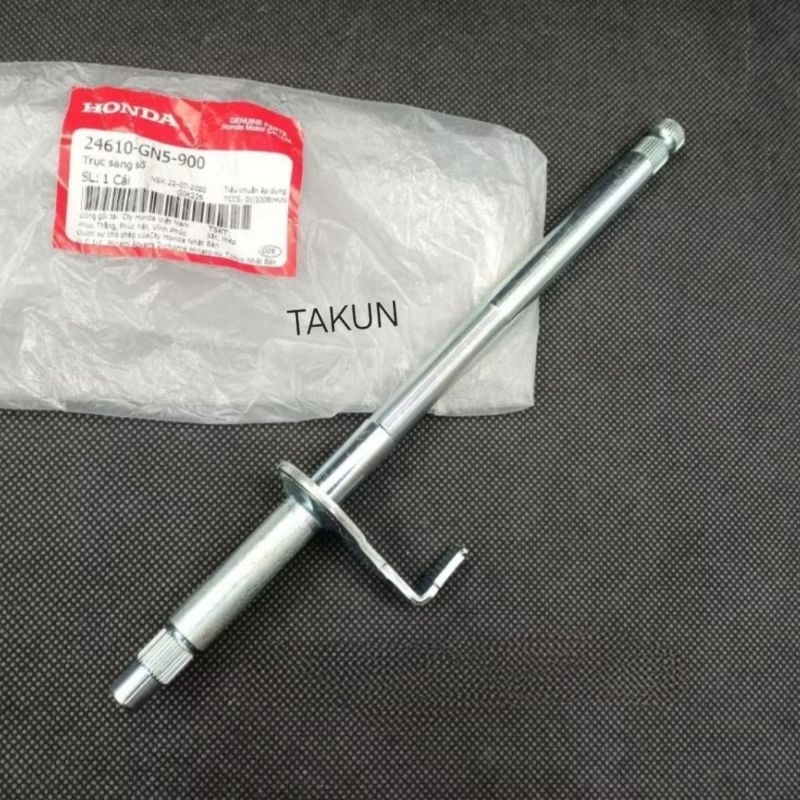 Trục cốt cần móc sang số xe DREAM, WAVE, FUTURE 1.... zin Honda 24610-GN5-900