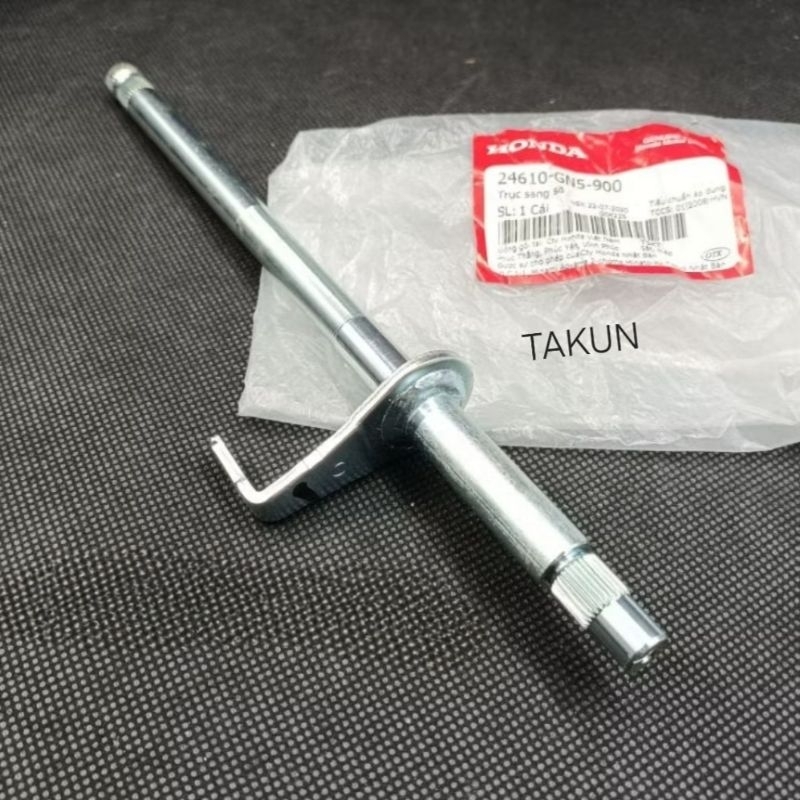 Trục cốt cần móc sang số xe DREAM, WAVE, FUTURE 1.... zin Honda 24610-GN5-900 - Ảnh 4