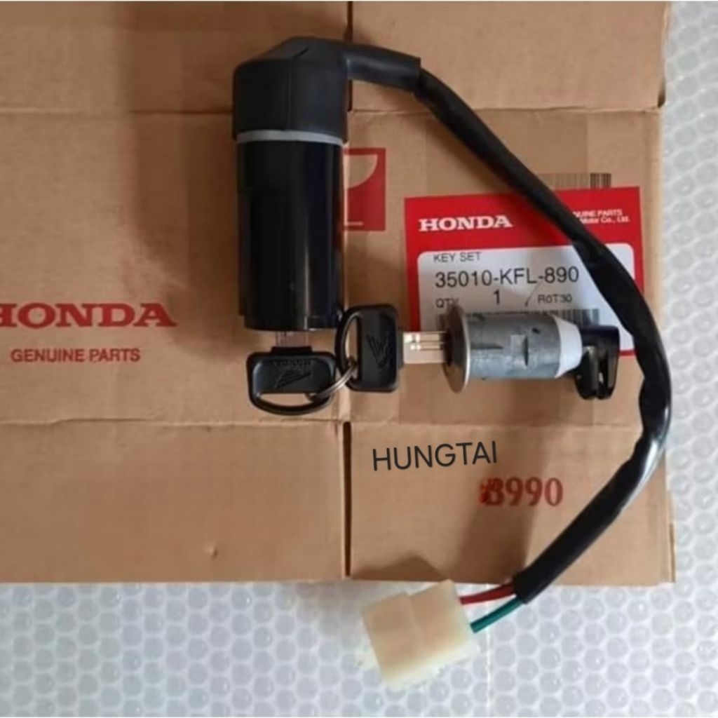 Bộ ổ khóa điện xe FUTURE 1 đời đầu zin chính hãng Honda 35010-KFL-890 - Ảnh 2