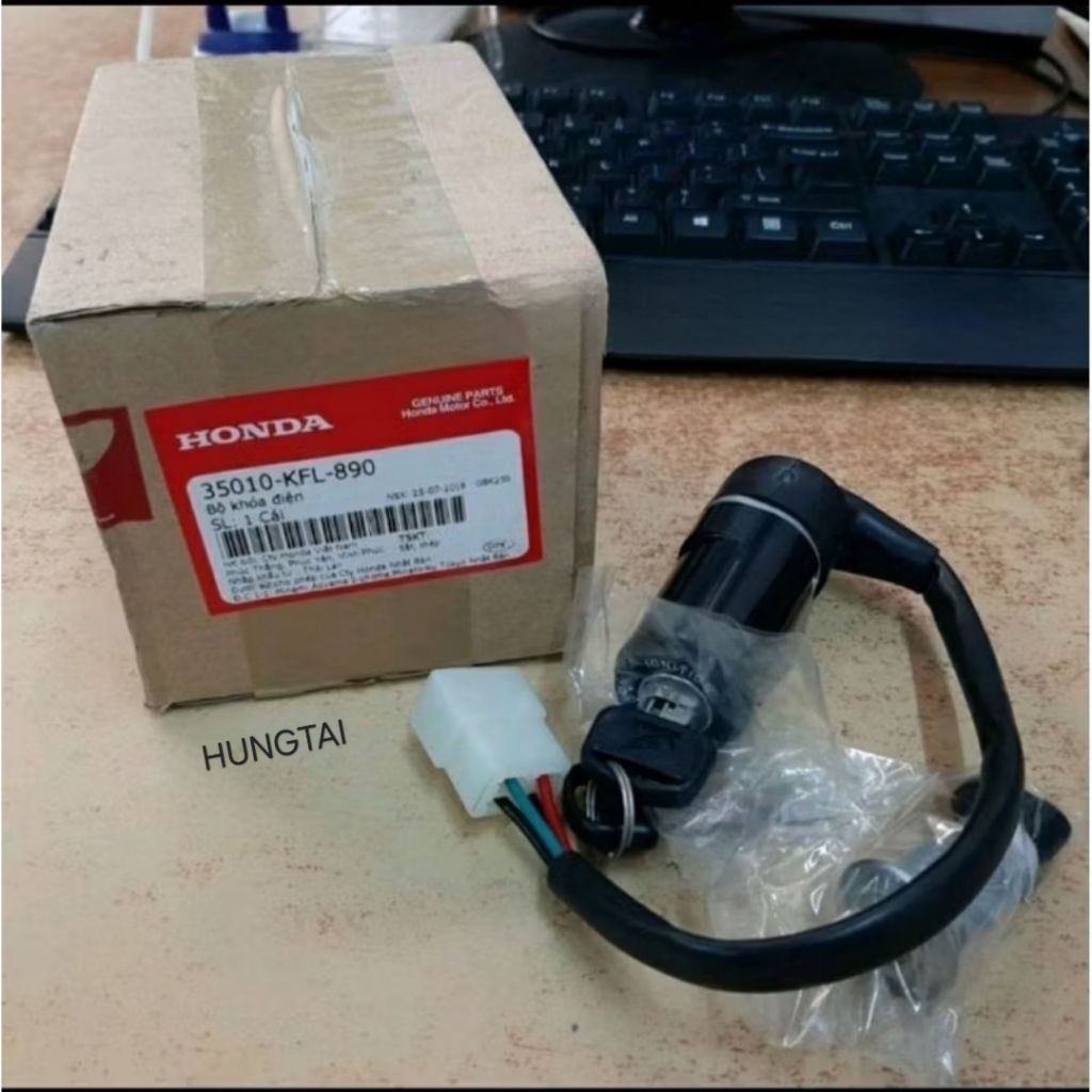 Bộ ổ khóa điện xe FUTURE 1 đời đầu zin chính hãng Honda 35010-KFL-890 - Ảnh 4