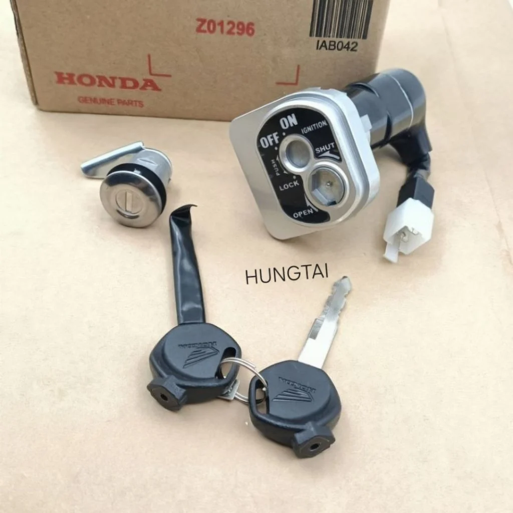 Bộ ổ khóa, công tắc điện xe WAVE S110, RSX 2009-2012 zin Honda 35010-KWW-A00 - Ảnh 2