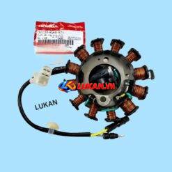 Cuộn lửa máy phát điện, đèn WAVE S110, RS, RSX... zin chính hãng 31120-KWB-921