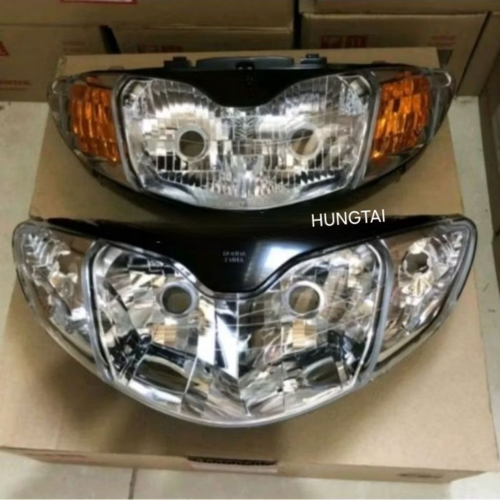 Pha chóa đèn trước xe FUTURE 1 đời đầu 2 bóng zin Honda - Ảnh 4