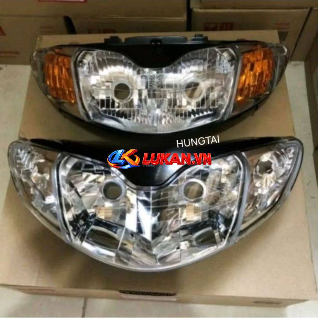 Pha chóa đèn trước xe FUTURE 1 đời đầu 2 bóng zin Honda