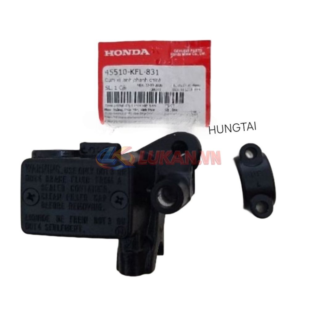 Bộ cùm tay thắng, phanh bình dầu FUTURE 1 đời đầu zin Honda 45510-KFL-831 - Ảnh 2