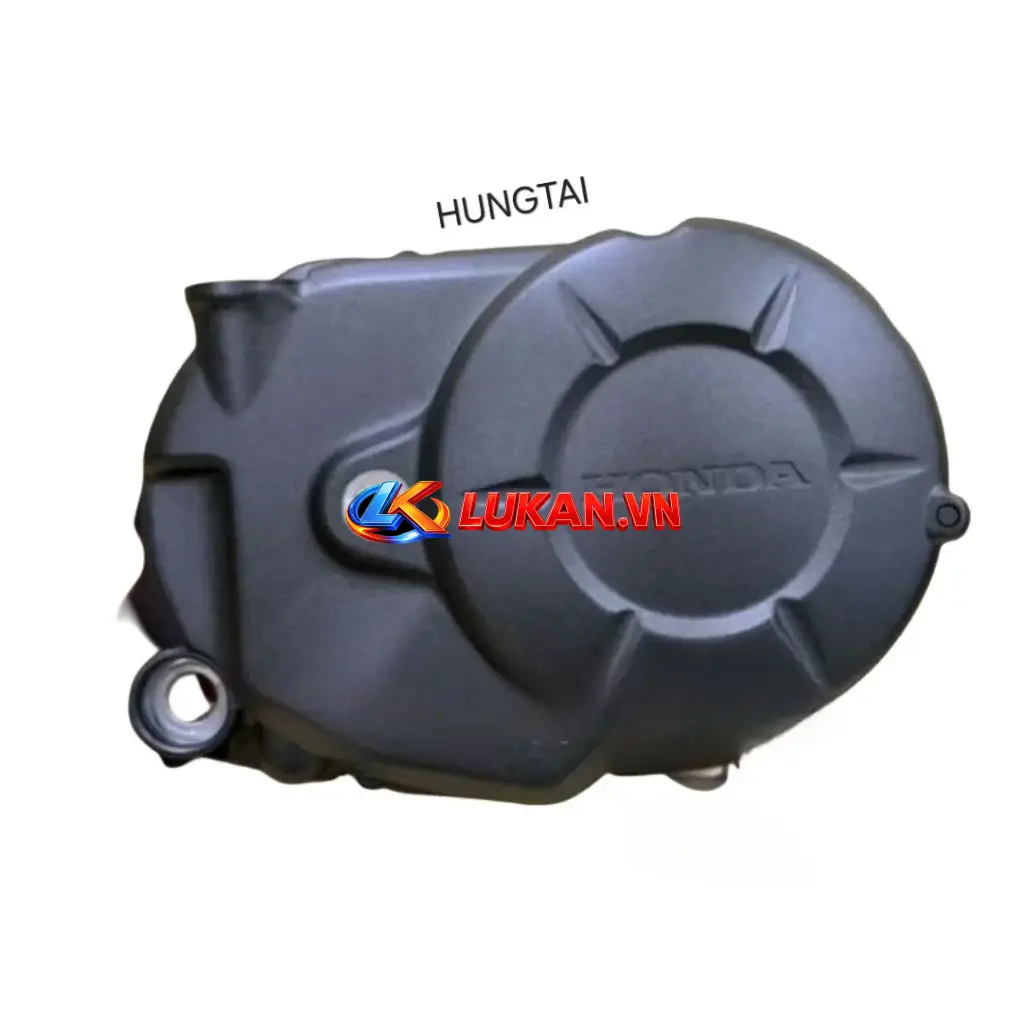 Lốc nắp máy phải, nồi côn WAVE RSX, ALPHA 110.... Đen nhám zin Honda