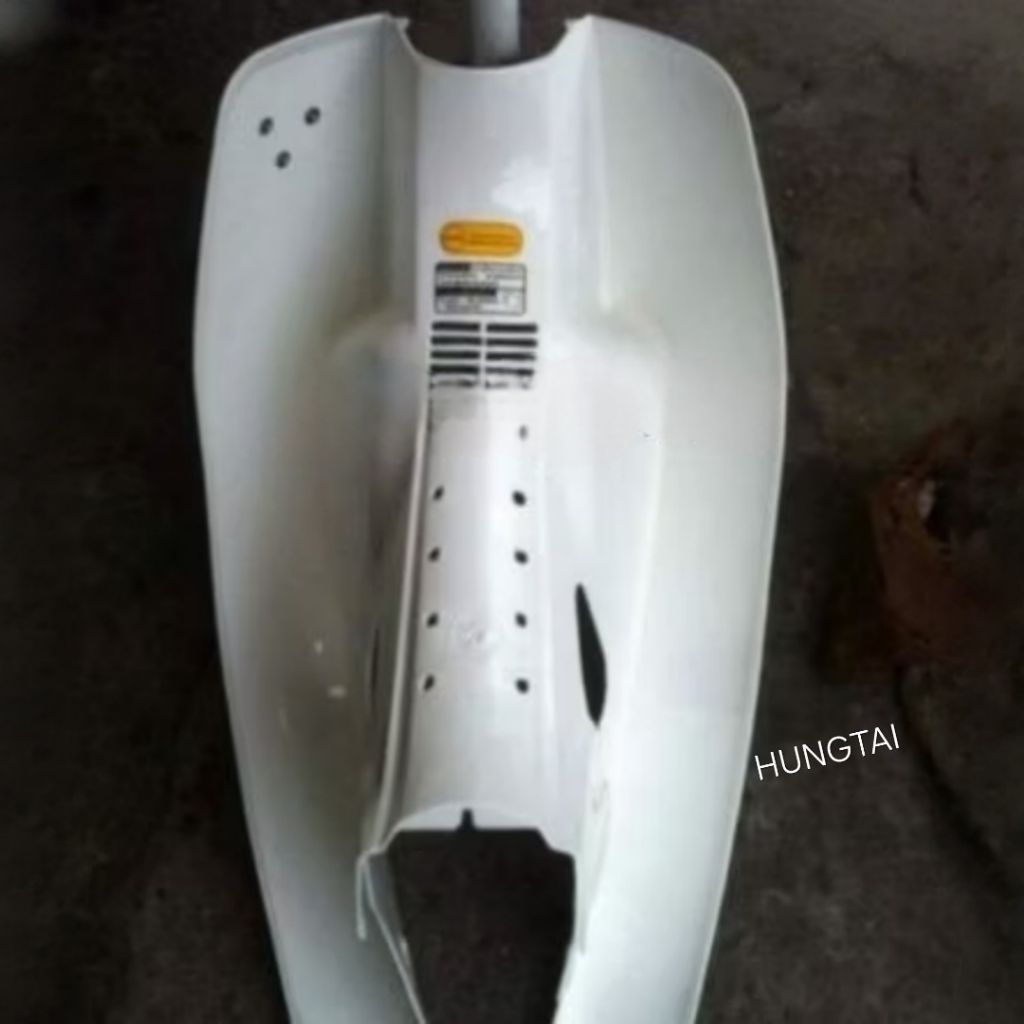 Nhựa bững yếm trắng xe DREAM Thái luôn tem đào zin Honda - Ảnh 2