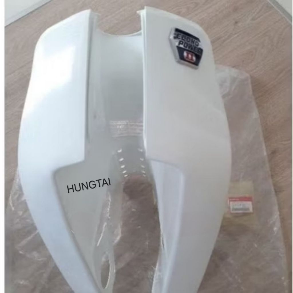 Nhựa bững yếm trắng xe DREAM Thái luôn tem đào zin Honda - Ảnh 5