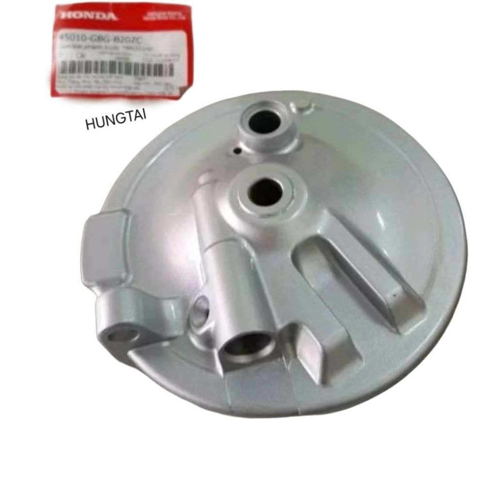Bát má phanh đùm bánh trước Super DREAM zin Honda lỗ tròn 45010-GBG-B40ZC - Ảnh 2